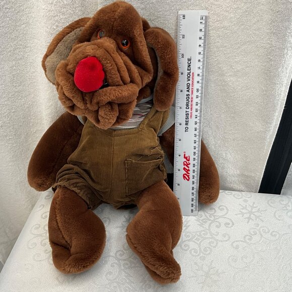 Ganz Wrinkles Brown Plush Dog Hand Puppet #589370 - Picture 6 of 6